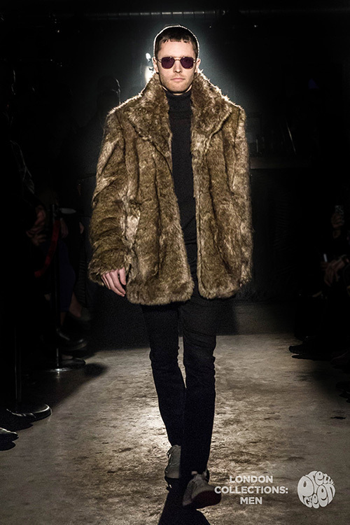 プリティーグリーン 2014-15年秋冬｜male ファーコート