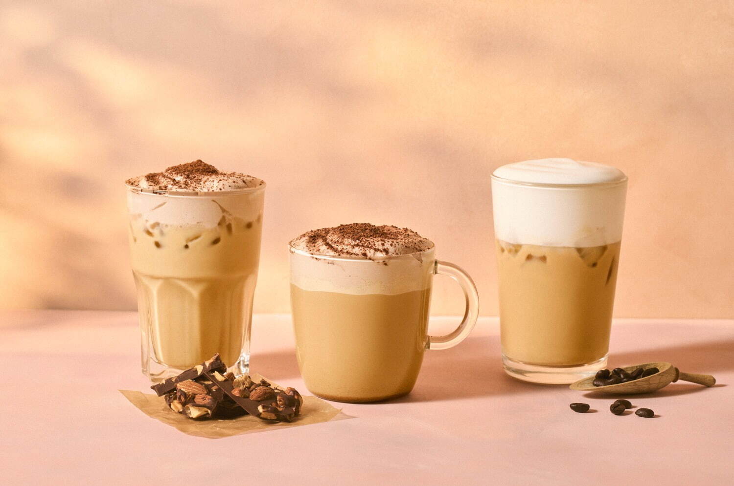 スターバックス(Starbucks) アイス カプチーノ チョコレート ムース ラテ｜写真1