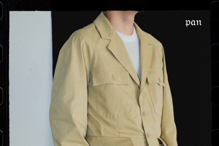 パンのレショップ限定メンズウェア、ショートトレンチやミリタリージャケットなど