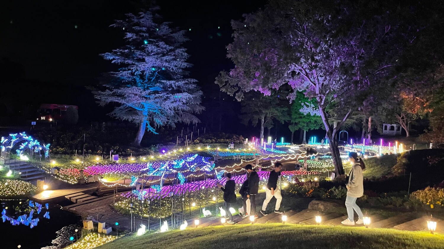 静岡・伊豆「修善寺虹の郷」のイルミネーションイベント、約5,000本の薔薇が輝くショー＆巨大な光の虹｜写真6