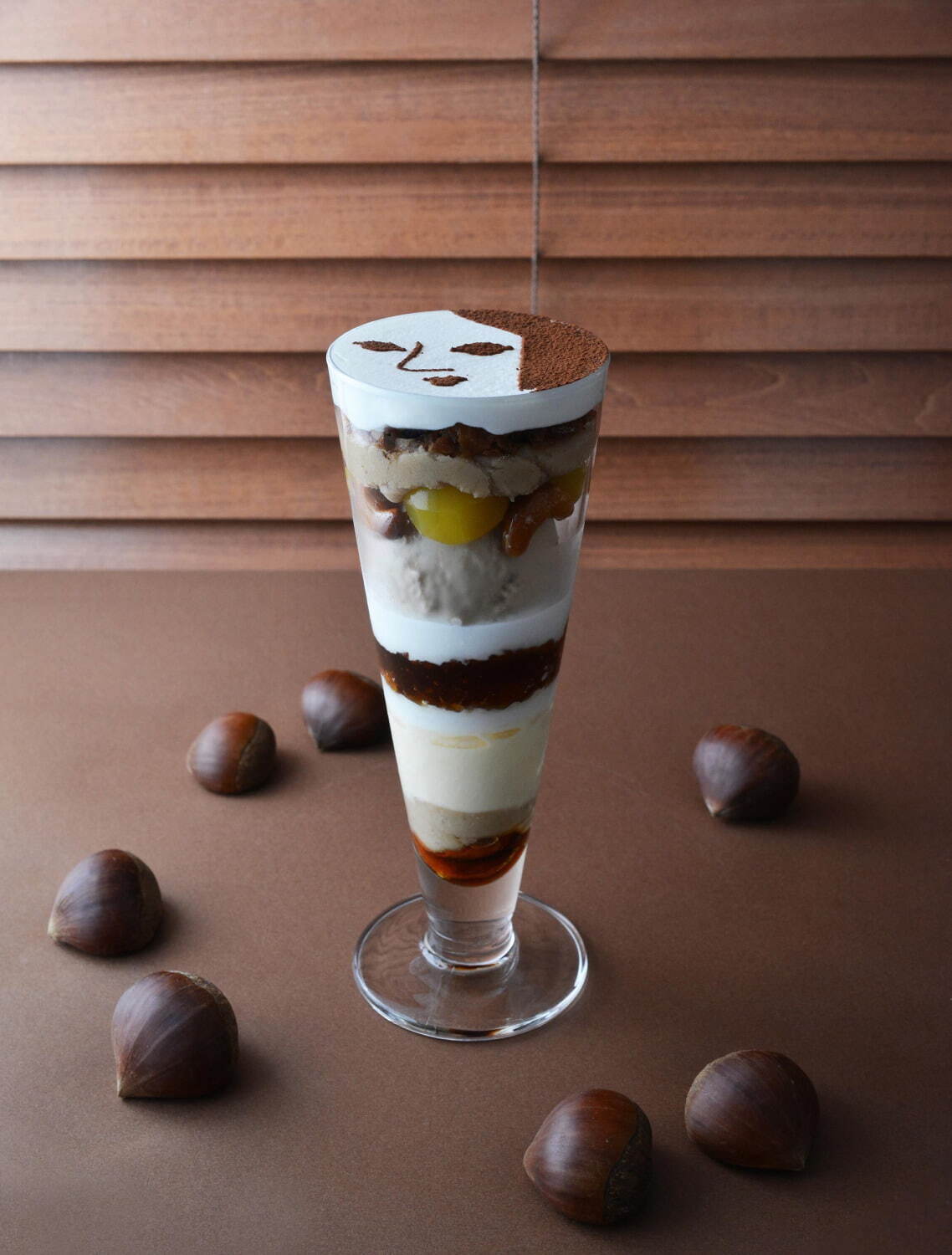 栗とメープルのパフェ 1,500円
