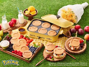 ブルーノ“ポケモンのミニパンケーキ”が焼けるホットプレート、イーブイやゼニガメなど｜写真18