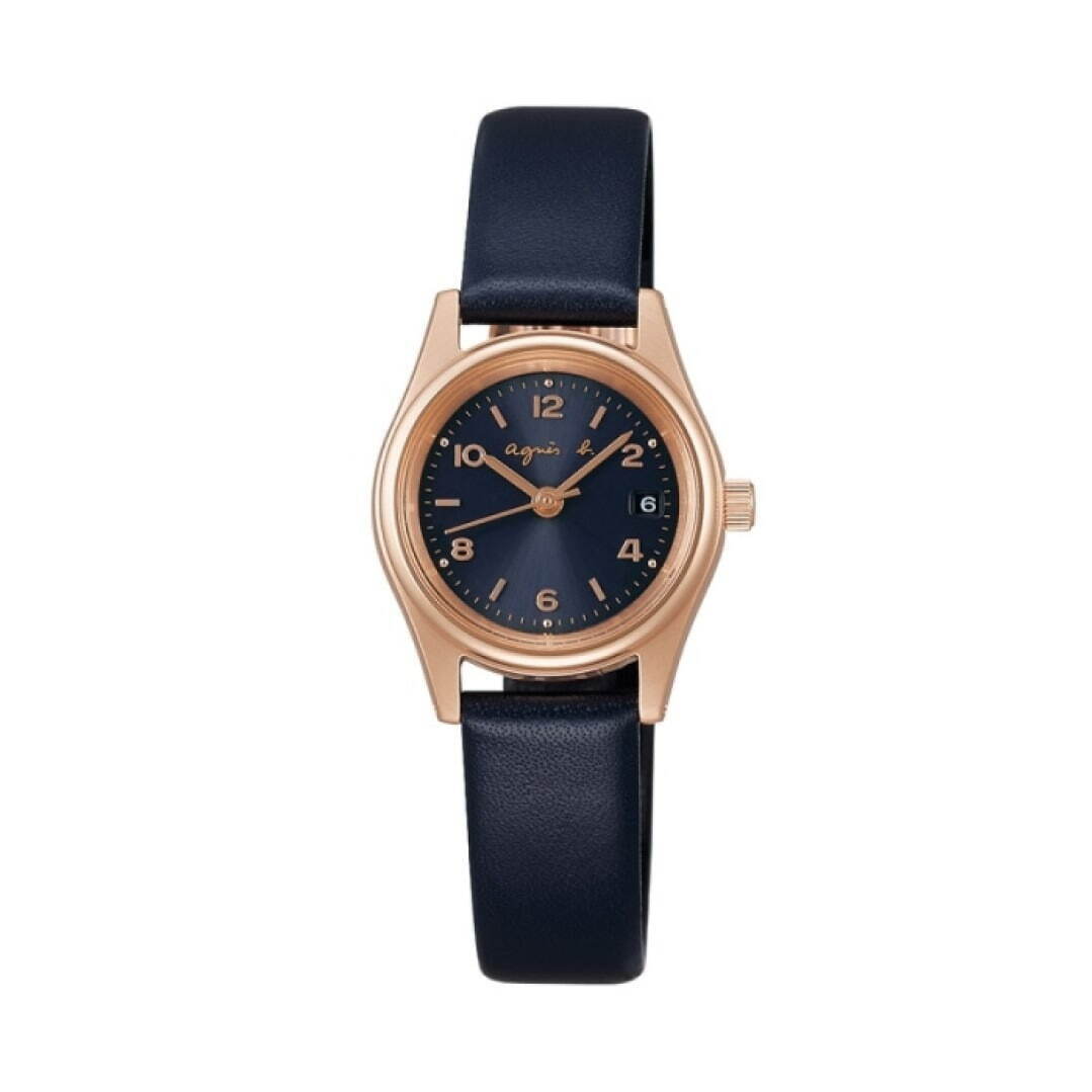 アニエスベー×チックタックのペア腕時計、“ネイビー”の限定カラーで彩るダイヤル＆レザーストラップ｜写真8