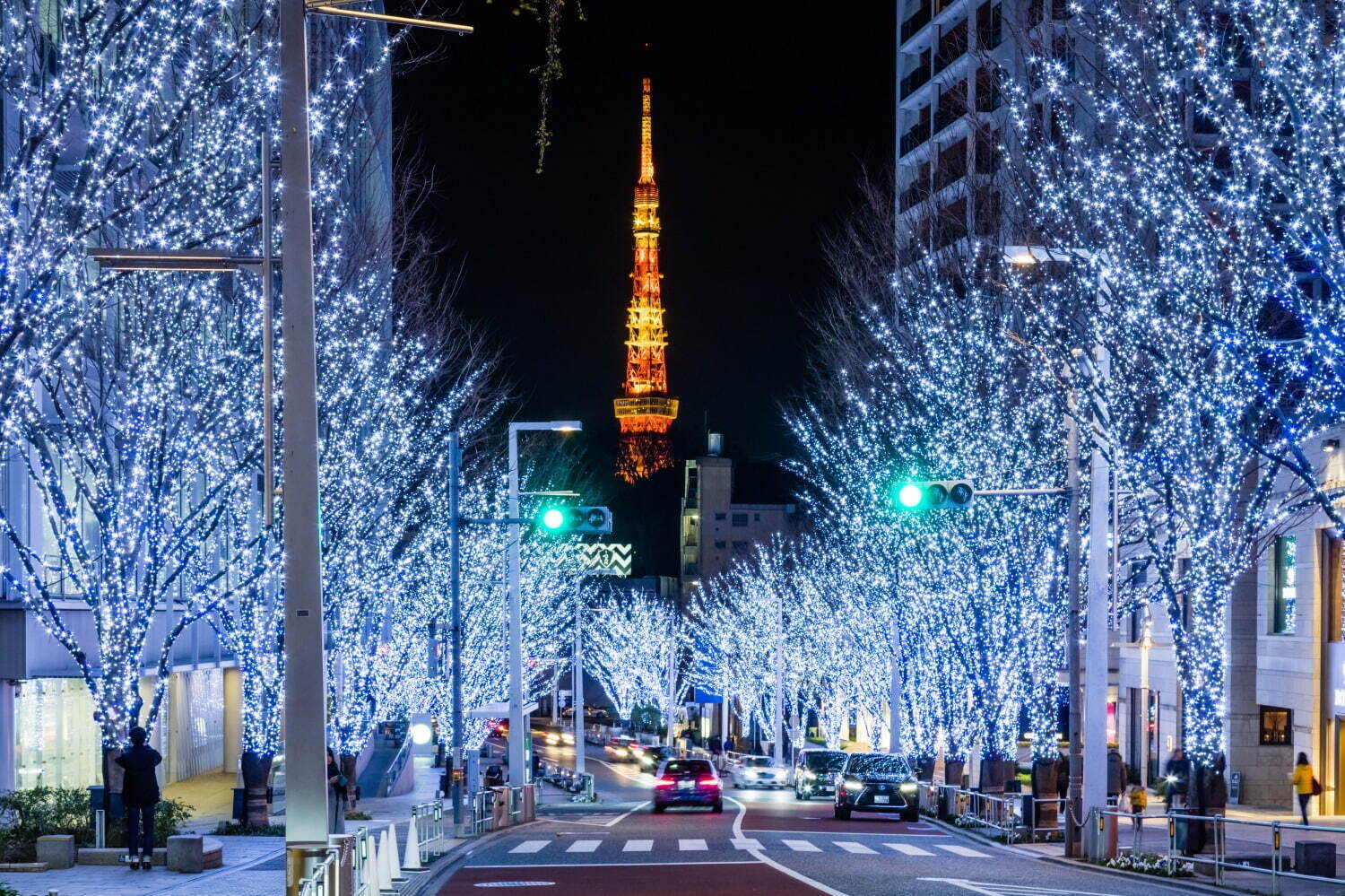 〈東京・六本木ヒルズ〉「けやき坂イルミネーション」