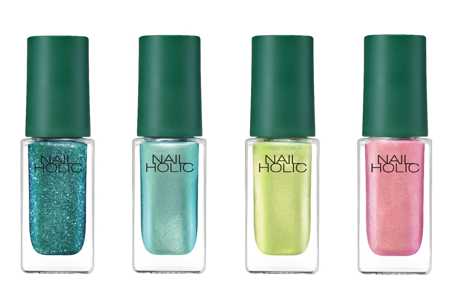 セラミド｜ネイルホリック23年クリスマスネイル、“グリッター輝く”深みグリーン＆雪の結晶のようなホワイトなど