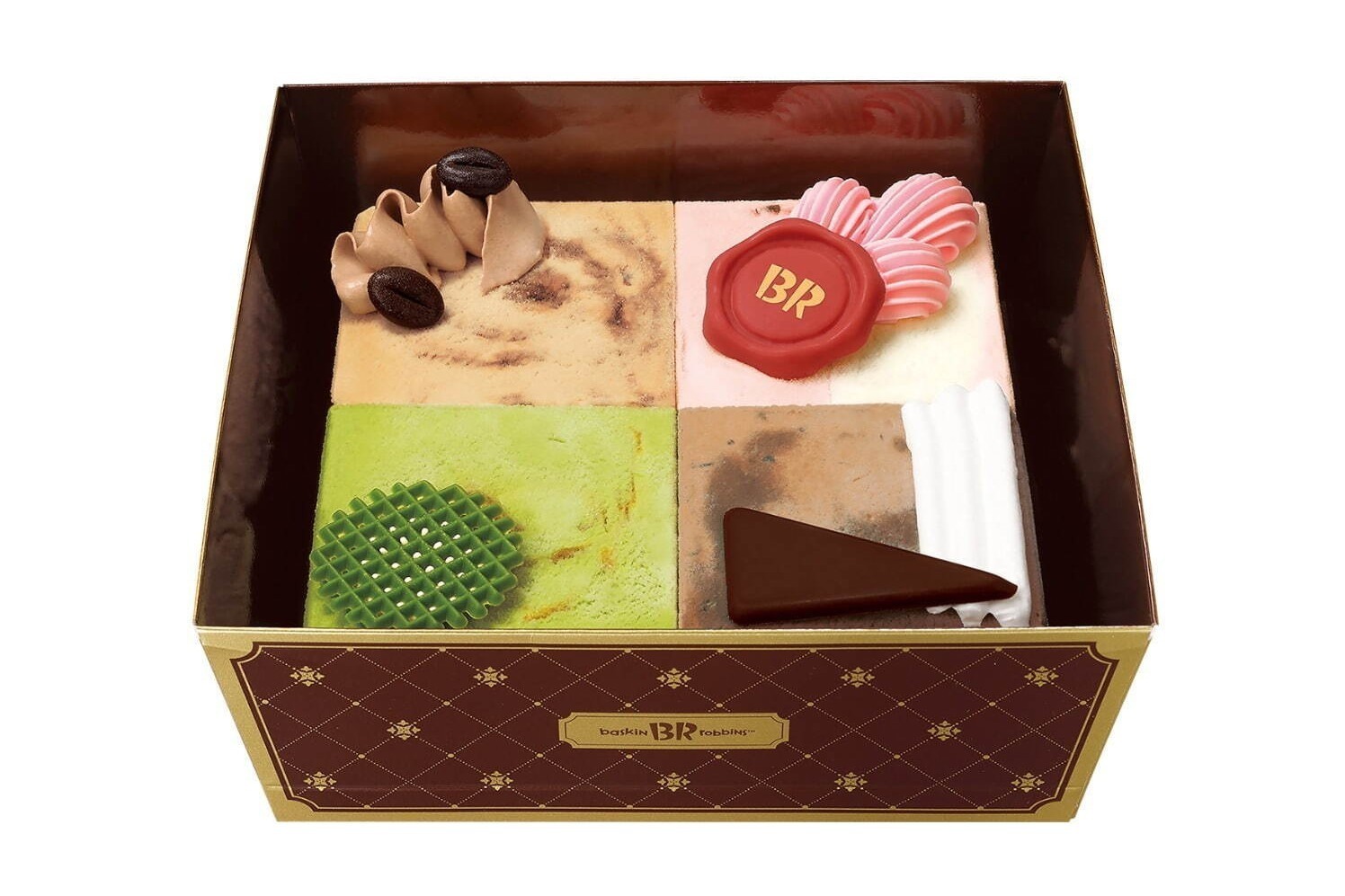 アイスクリームケーキ｜サーティワン新作アイスクリームケーキ「プティケーキ」定番ポッピングシャワーなど4種入り