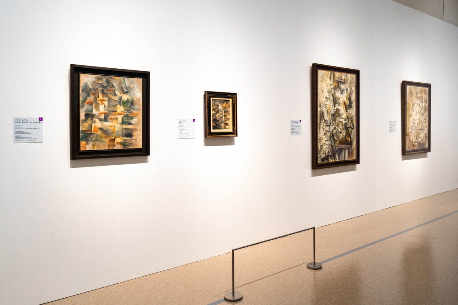 「キュビスム展─美の革命」展示風景 国立西洋美術館 2023-24年