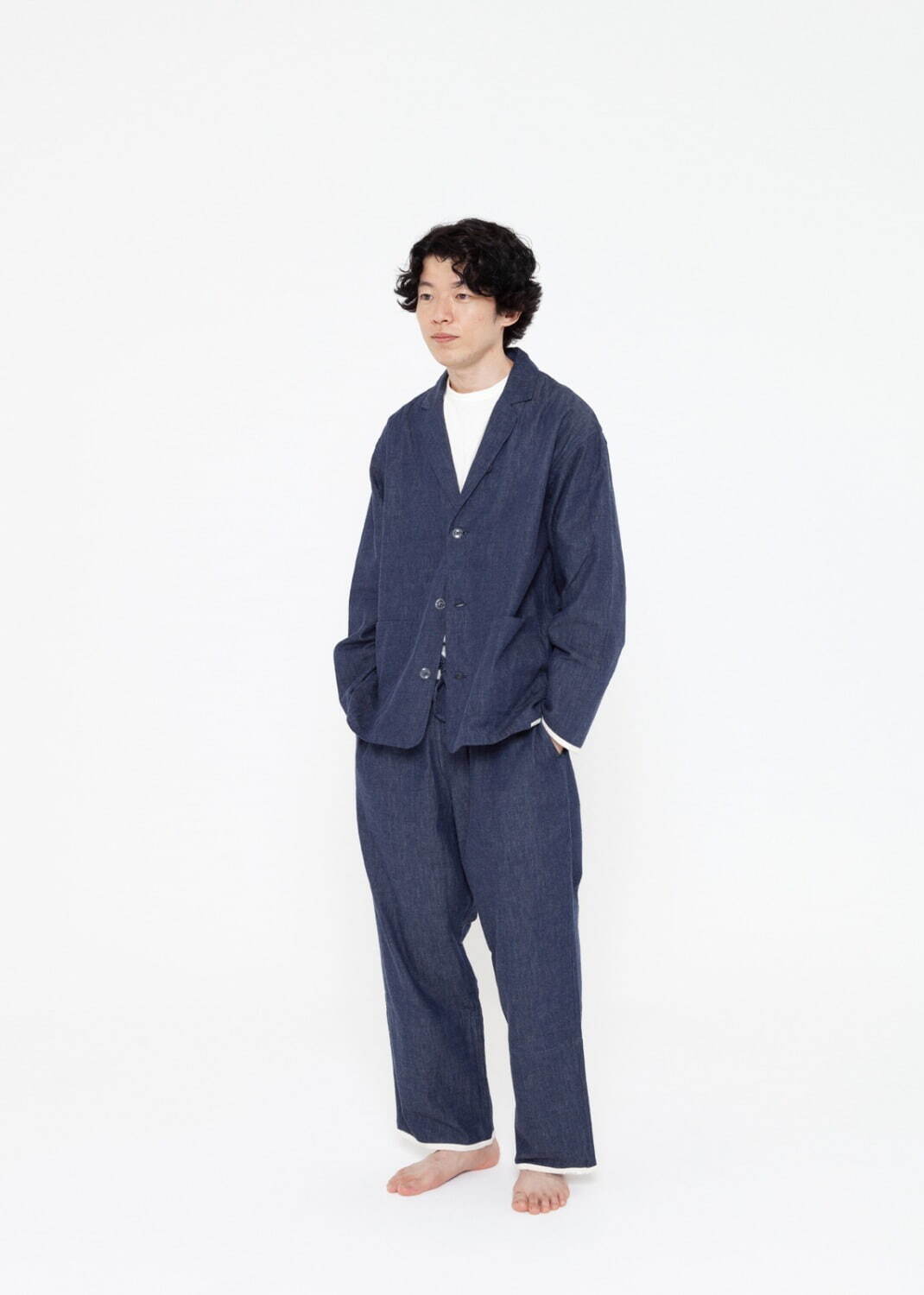 YUKI MIKAMI×NOWHAWパジャマスプリングコートノウハウルームウェア YUKI MIKAMI×NOWHAWパジャマスプリングコートノウハウルームウェア