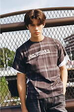 ア ベイシング エイプ×コム デ ギャルソン新作、モノトーンチェック柄“シャークフーディ”など｜写真3