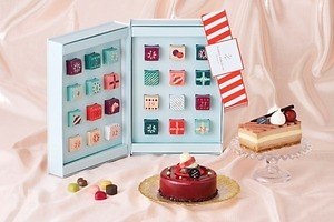 ピエール マルコリーニ“真っ赤な”23年クリスマスケーキ、24個のチョコ入りアドベントカレンダーも | ピエール マルコリーニ