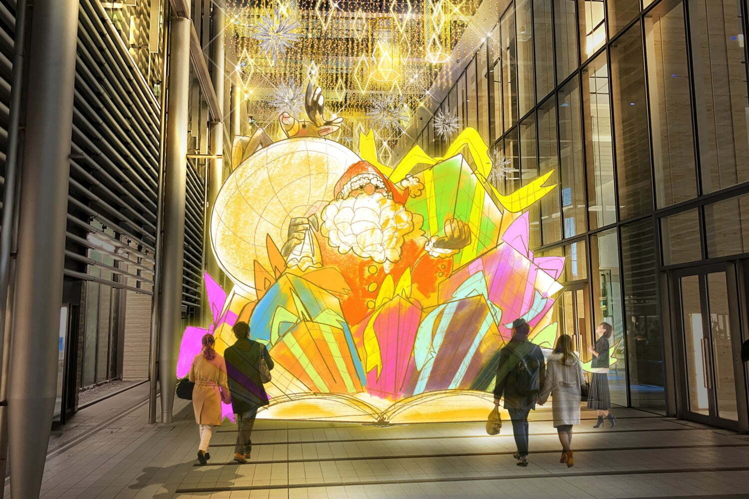 東京ミッドタウン八重洲「ねぶたさんた」