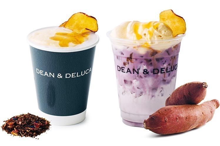 ディーン＆デルーカ秋限定「ダブルスイートポテトラテ」さつま芋ホイップクリームや安納芋ソースをかけて