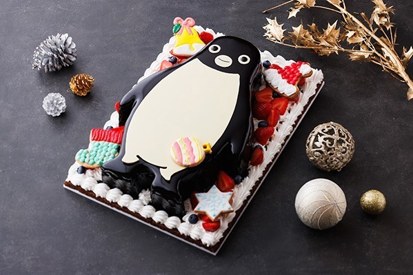 Suicaのペンギン クリスマスパーティーケーキ 20,000円、会員価格 18,000円(横28cm×縦39cm)※1日個数限定