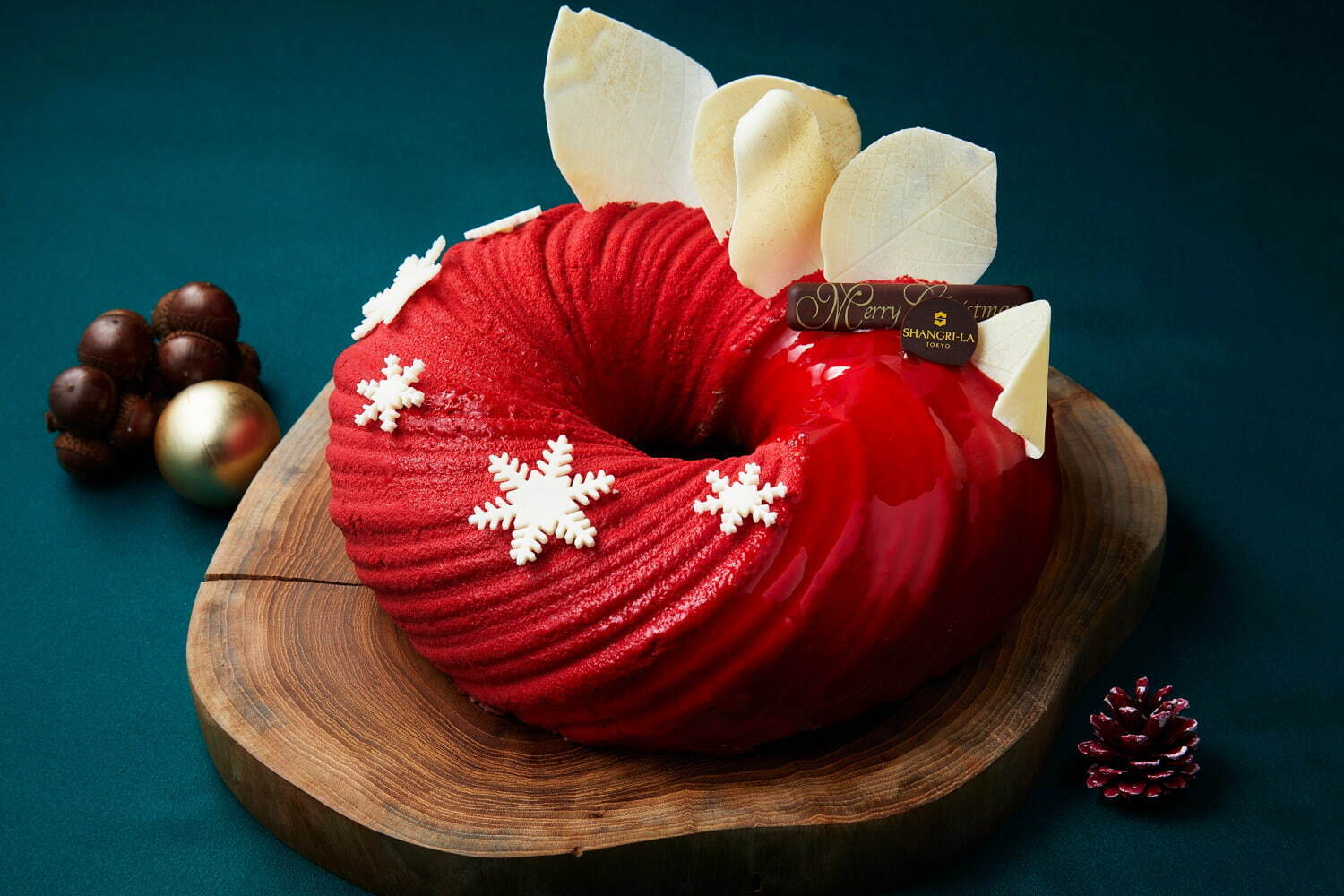 シャングリ・ラ 東京のクリスマスケーキ23年、栗尽くしの“汽車型”ケーキやメロンの2段ショート｜写真4