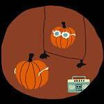 アリータのハロウィーンジュエリー、小さなオバケやかぼちゃモチーフのネックレス＆フープピアス｜写真13