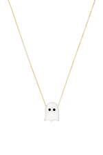 アリータのハロウィーンジュエリー、小さなオバケやかぼちゃモチーフのネックレス＆フープピアス｜写真5