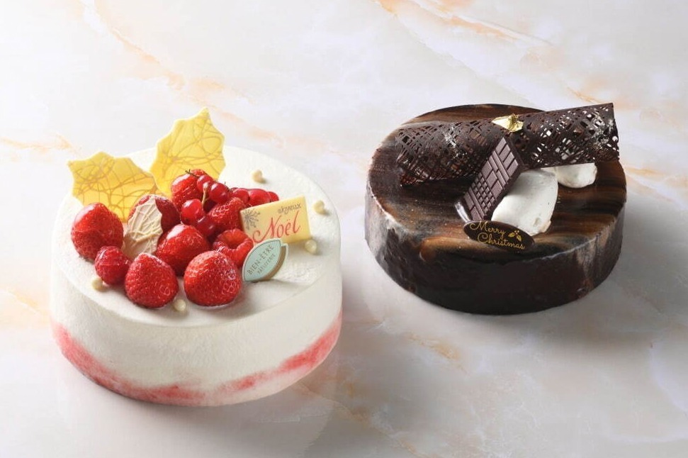 銀座三越の2023年クリスマス、ライチ香るショートケーキやレガレヴ×ミニマルのチョコケーキ