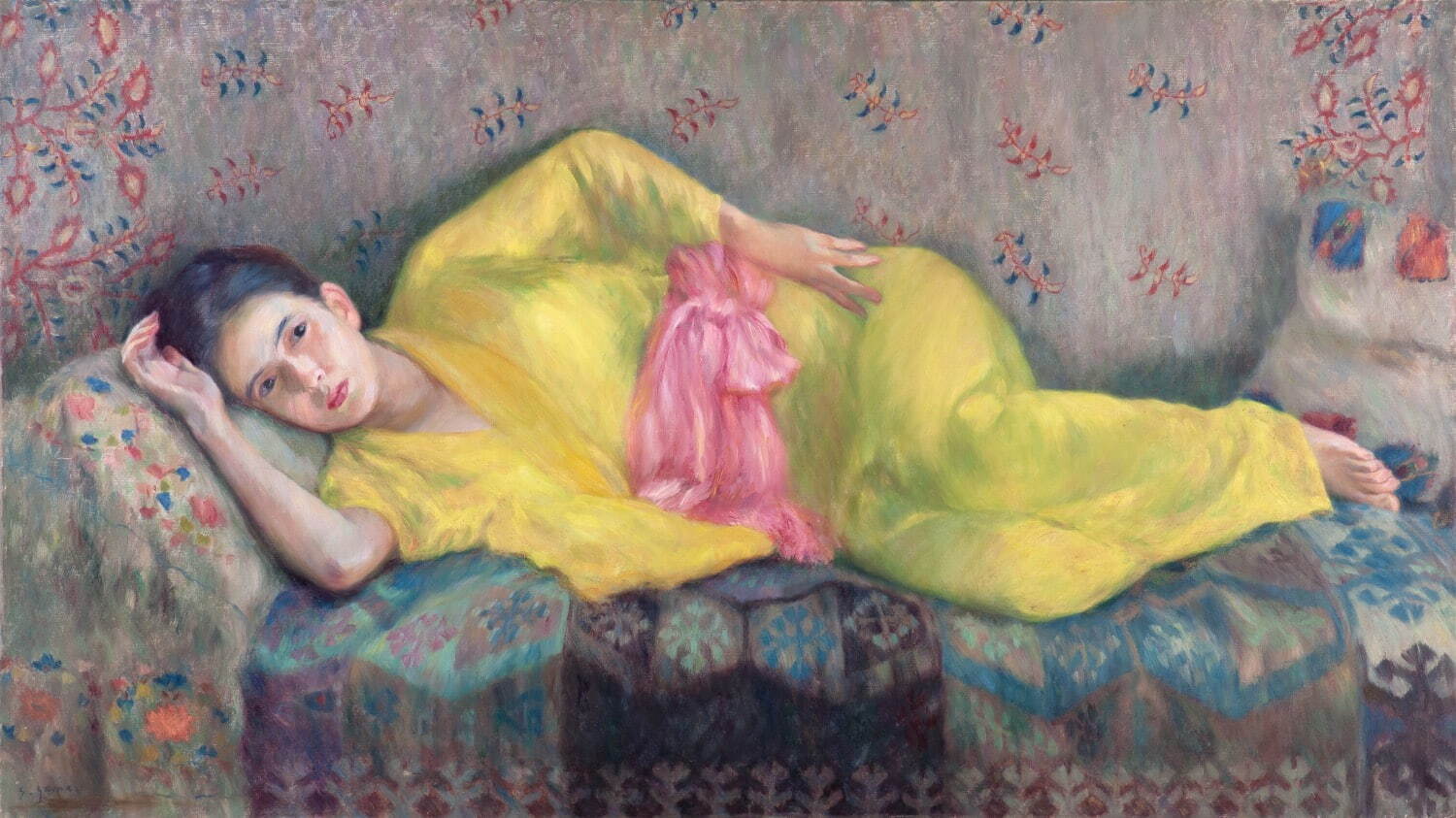 山下新太郎 《臥婦》 1910年代 個人蔵