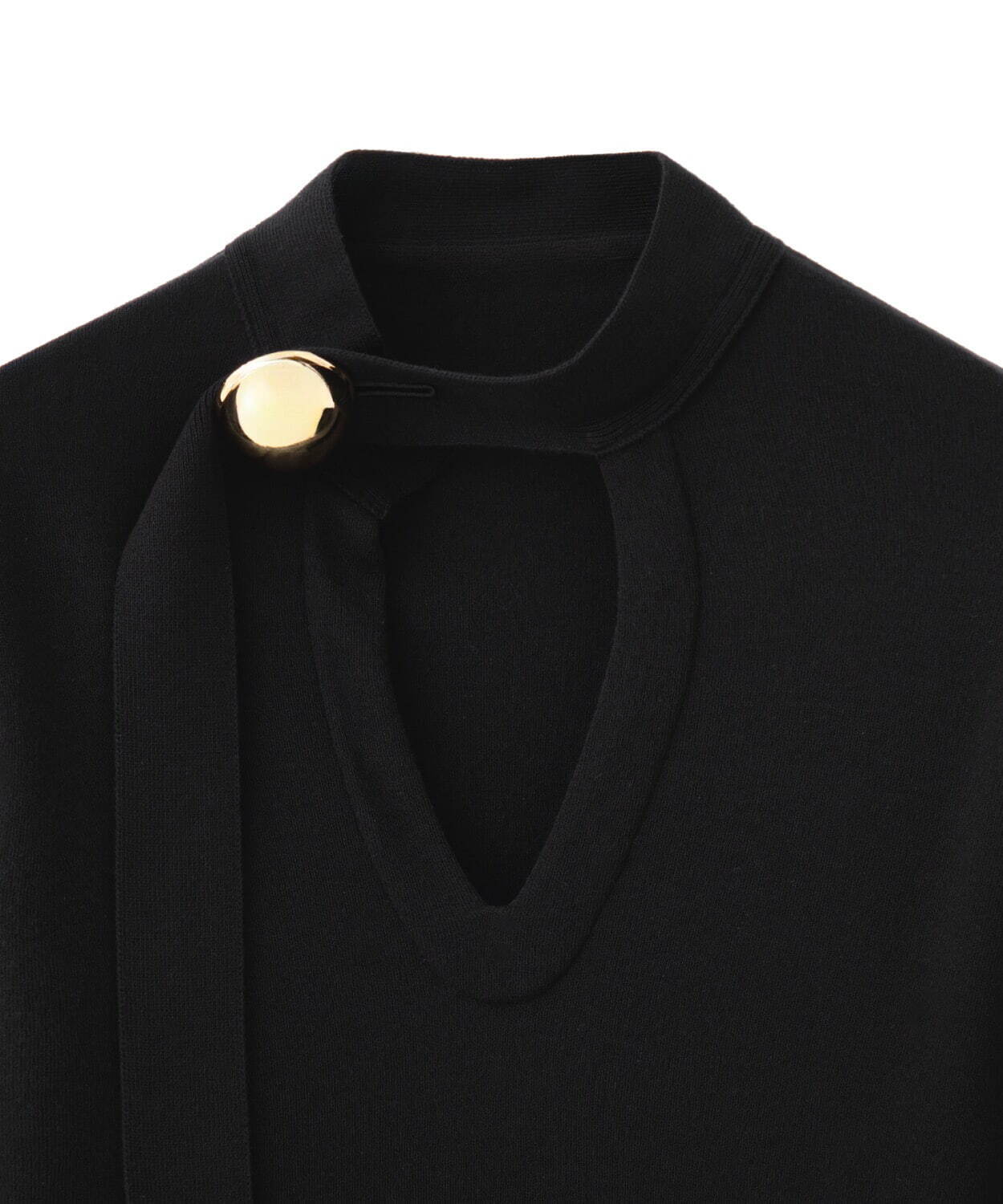 ハルノブムラタ“ゴールドボタン”華やぐブラックドレス＆Vネックニット、ザ トウキョウ限定で｜写真4
