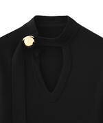 ハルノブムラタ“ゴールドボタン”華やぐブラックドレス＆Vネックニット、ザ トウキョウ限定で｜写真4