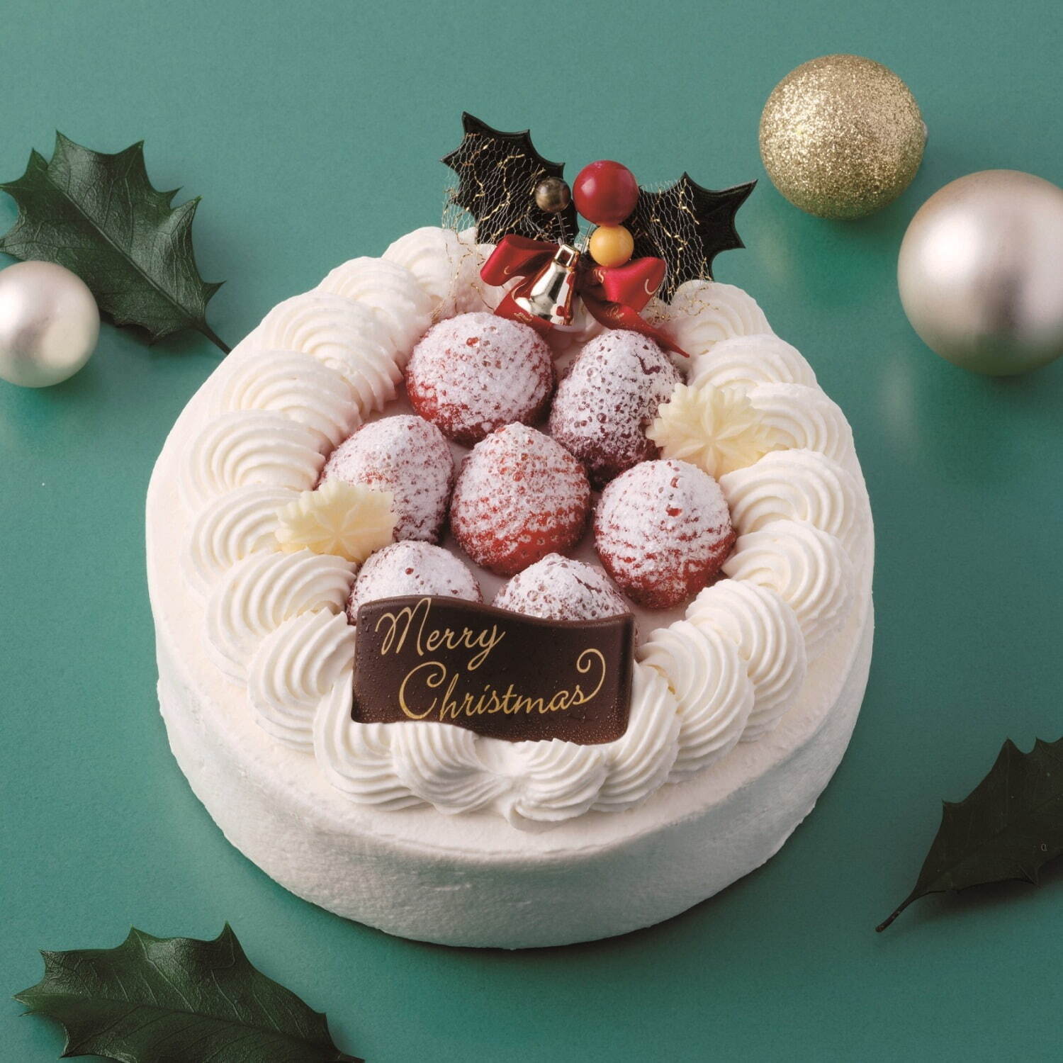西武池袋本店23年クリスマスケーキ、“ベアサンタ”のチョコムース＆バラが彩るホワイトチョコボックス｜写真7