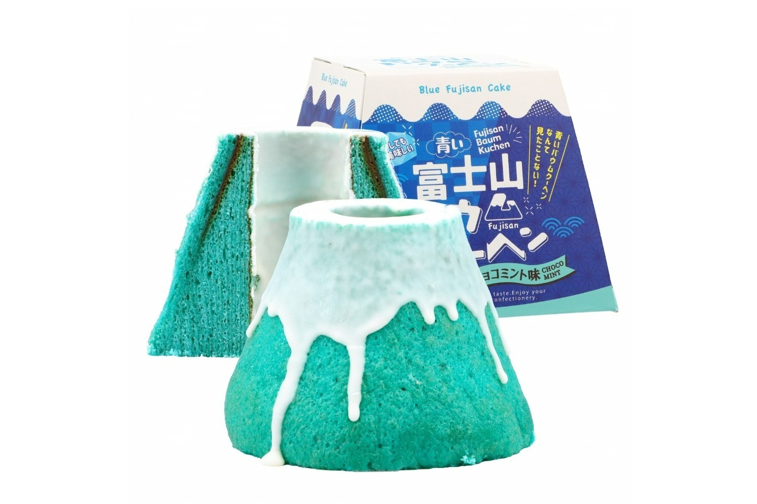 「青い富士山バウムクーヘン」