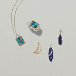 アガット23年冬“天文学”ジュエリー、天体観測モチーフのネックレス＆オーロラのように輝くリング｜写真2