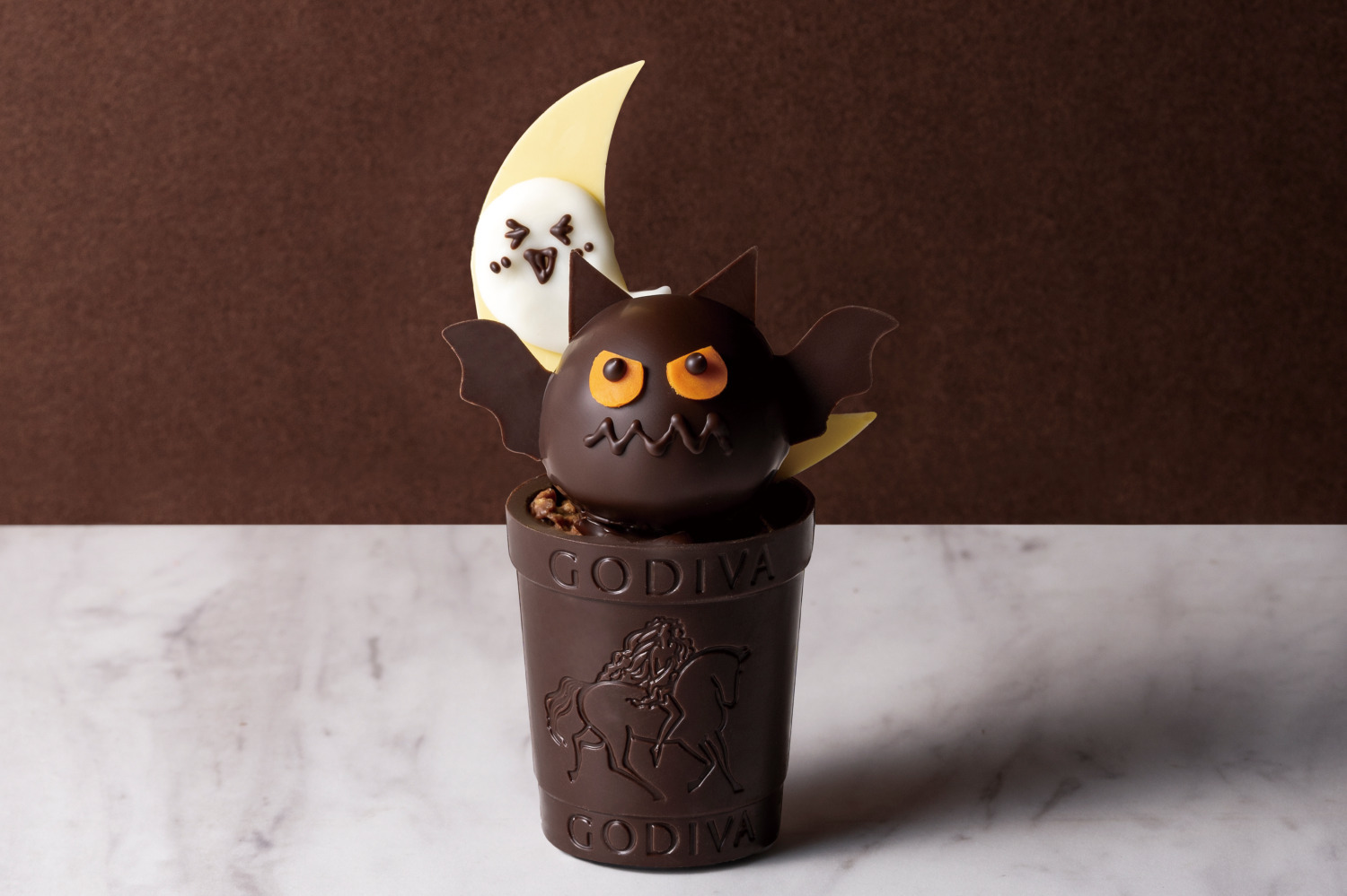  アトリエ ドゥ ゴディバのハロウィーン限定チョコレート、おばけやコウモリの“食べられる”アート
