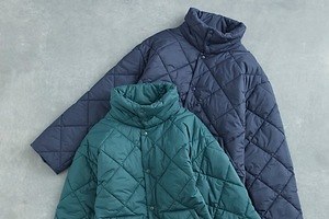 アンユーズドのメンズキルティングジャケット、ネイビー・グリーンがビューティー＆ユース限定で