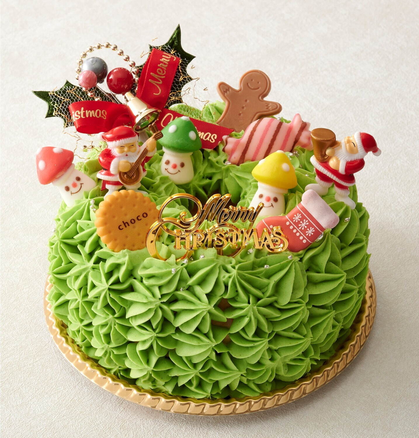 新宿高島屋2023年クリスマス、ピンク色のクリームを絞った濃厚ミルク×苺のケーキやソリ型ケーキなど｜写真13