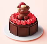 新宿高島屋2023年クリスマス、ピンク色のクリームを絞った濃厚ミルク×苺のケーキやソリ型ケーキなど｜写真5