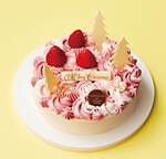 新宿高島屋2023年クリスマス、ピンク色のクリームを絞った濃厚ミルク×苺のケーキやソリ型ケーキなど｜写真15