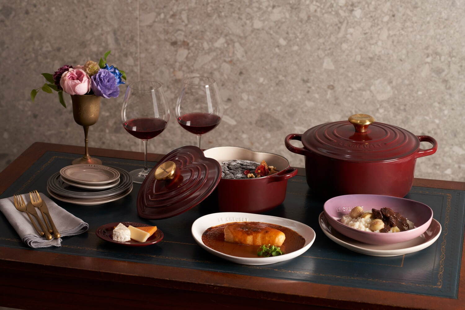 LE CREUSET ハート型鍋