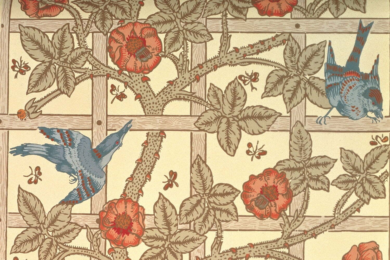 ウィリアム・モリス｜特別展「アーツ・アンド・クラフツとデザイン」山梨県立美術館で、モリス《いちご泥棒》など約160点を展示