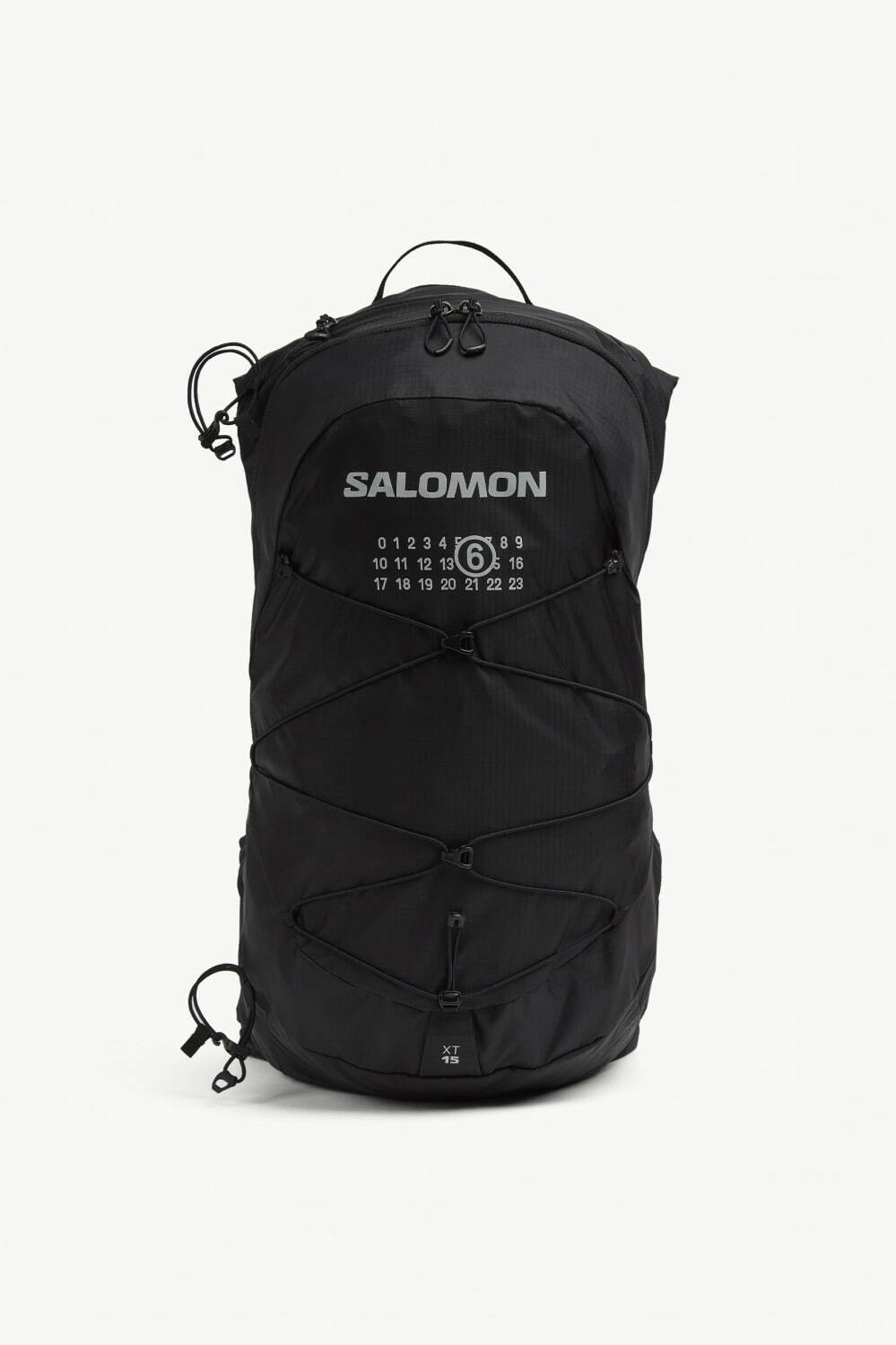 サロモン エムエム6 マルジェラ　ジップカーゴ デイパック ブラック 最新コラボ MM6×Salomon マルジェラ ジップカーゴ デイパック