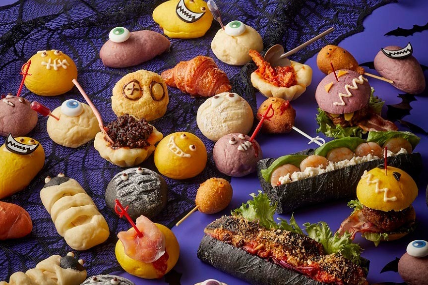 ベーカリー｜ホテルニューオータニ博多でハロウィン仕様のパンビュッフェ、20種以上のホテルブレッドを堪能