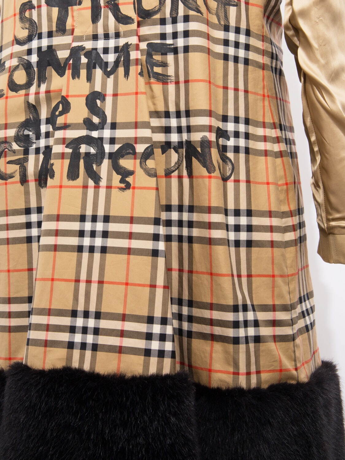 burberry comme des garcons