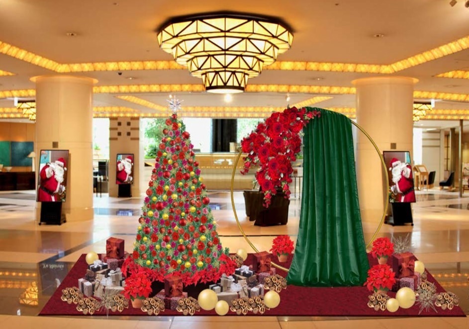 帝国ホテル 大阪のクリスマス2023、ディナーバイキング＆“赤いバラ”のツリーなど館内装飾｜写真9