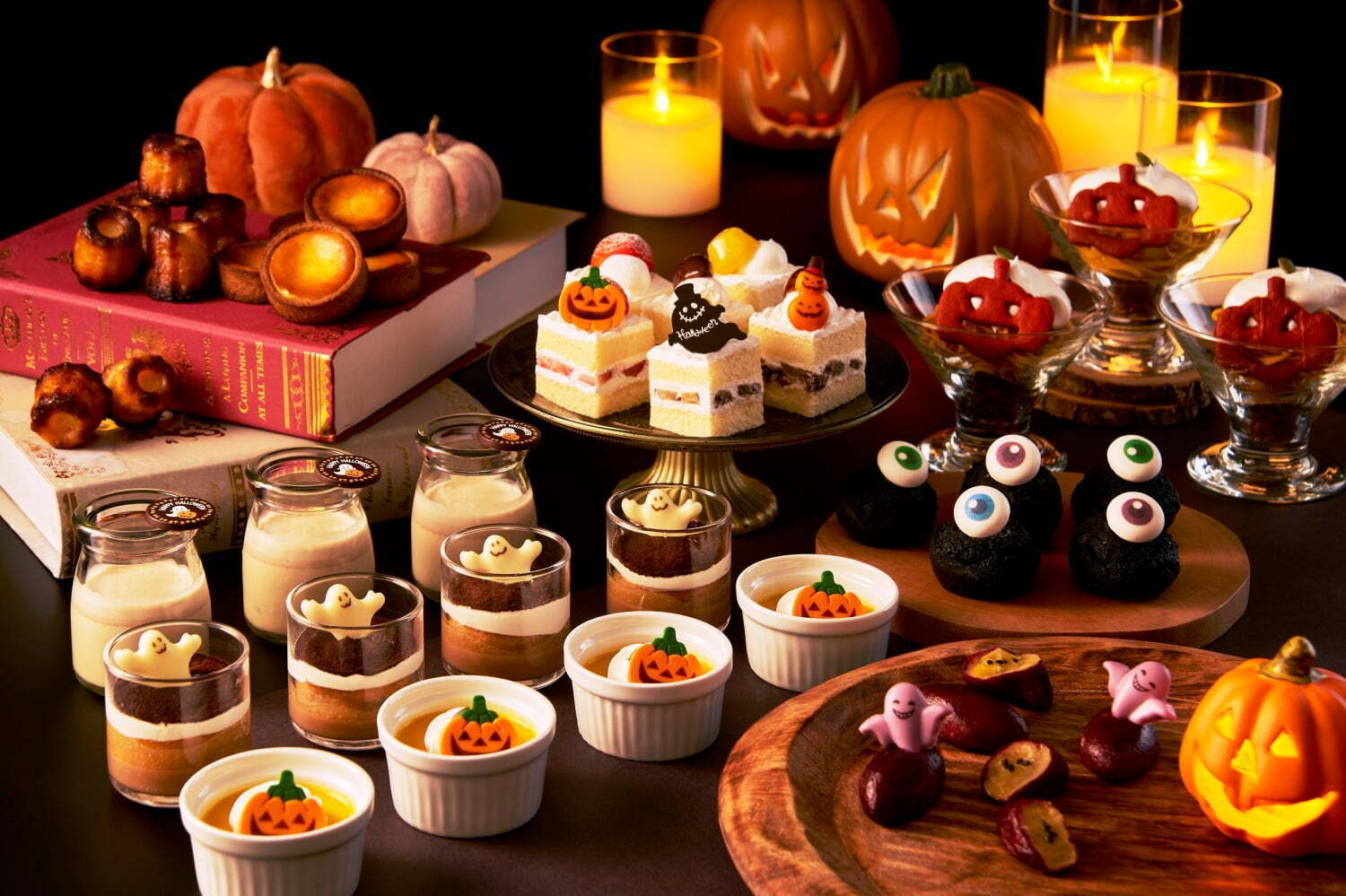 モンブラン｜ホテルニューオータニ大阪“いもくりなんきん”スイーツビュッフェ、おばけ羊羹などハロウィン仕様に