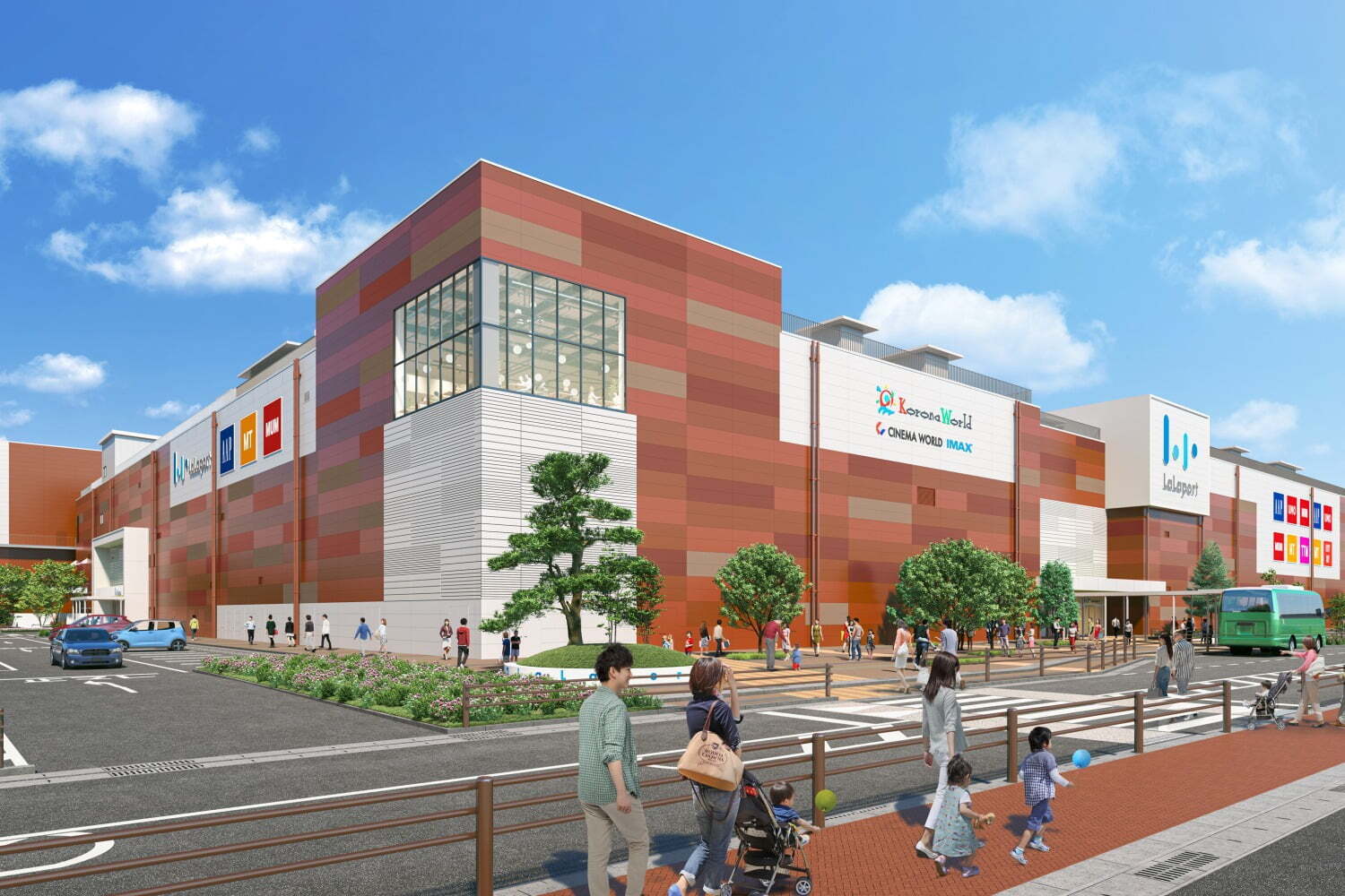 GREEN｜「三井ショッピングパーク ららぽーと安城」大規模フードコート含む215店舗、屋根付き屋上広場も