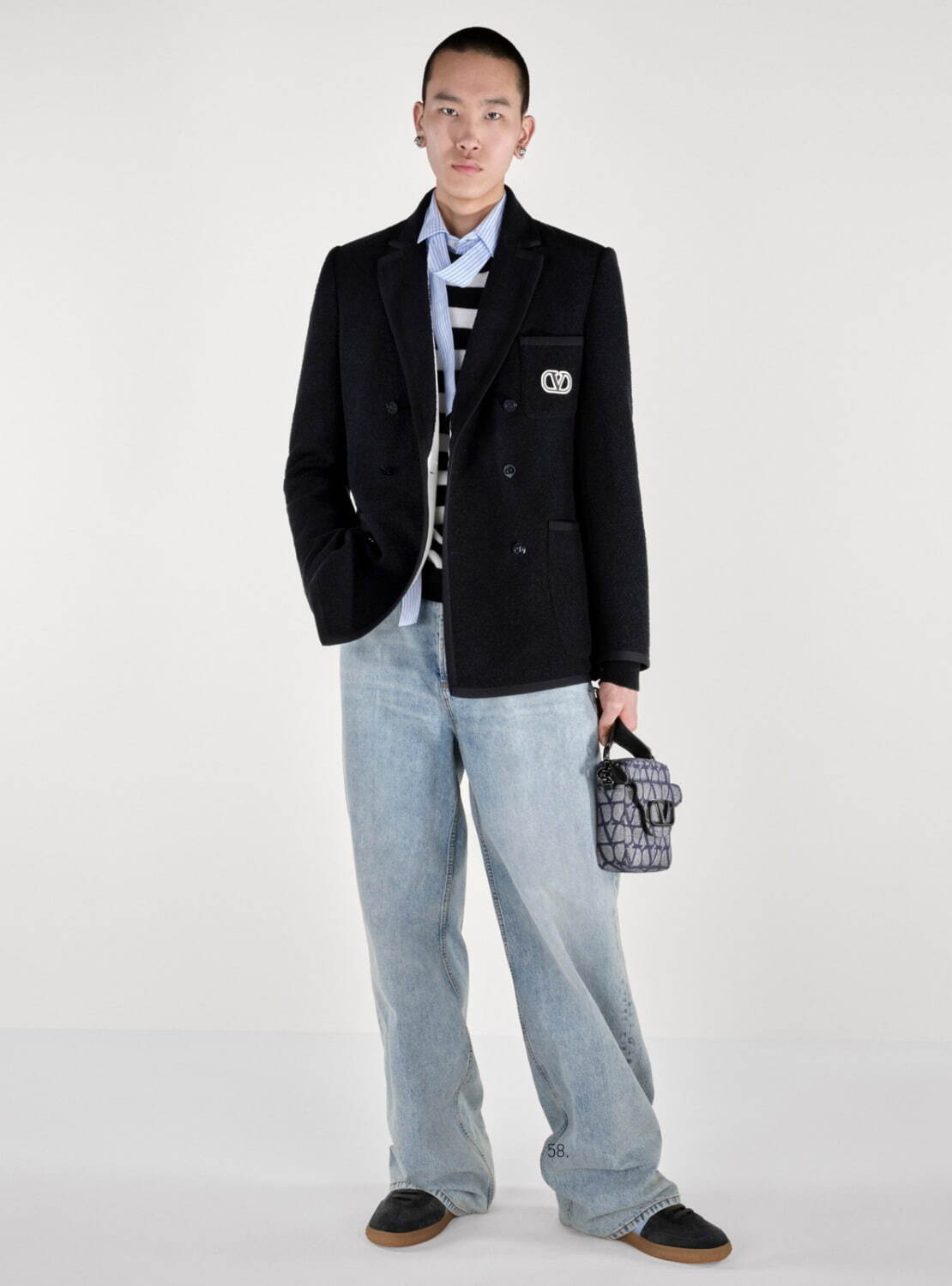 ヴァレンティノ 2024年リゾート｜ ダブルジャケット