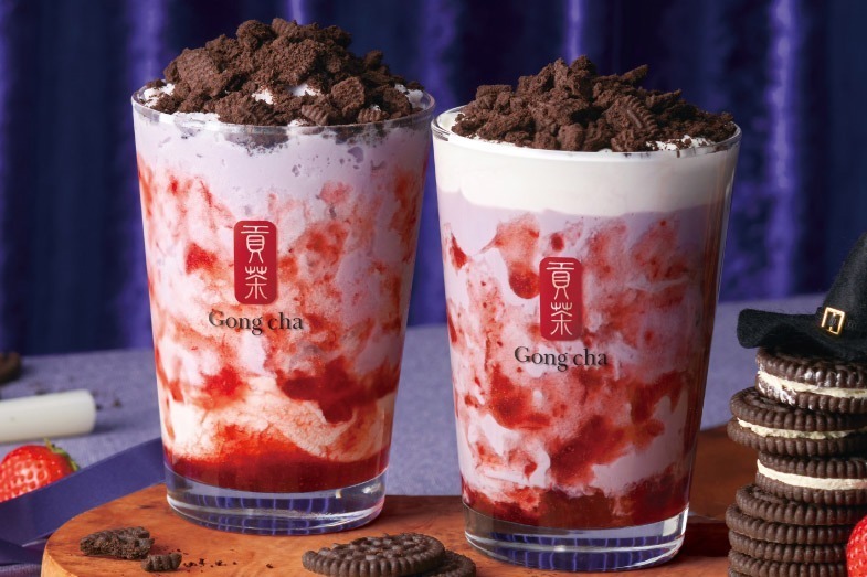 ゴンチャ「マジックタロウィンパーティー ミルク／フローズン」