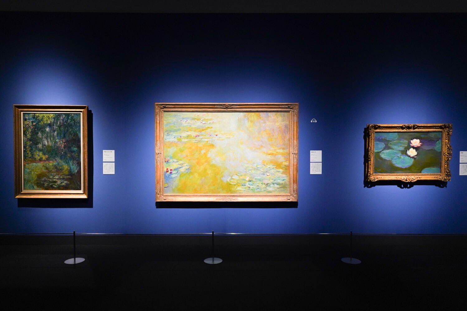 展覧会「モネ 連作の情景」 上野の森美術館 2023-24年 展示風景