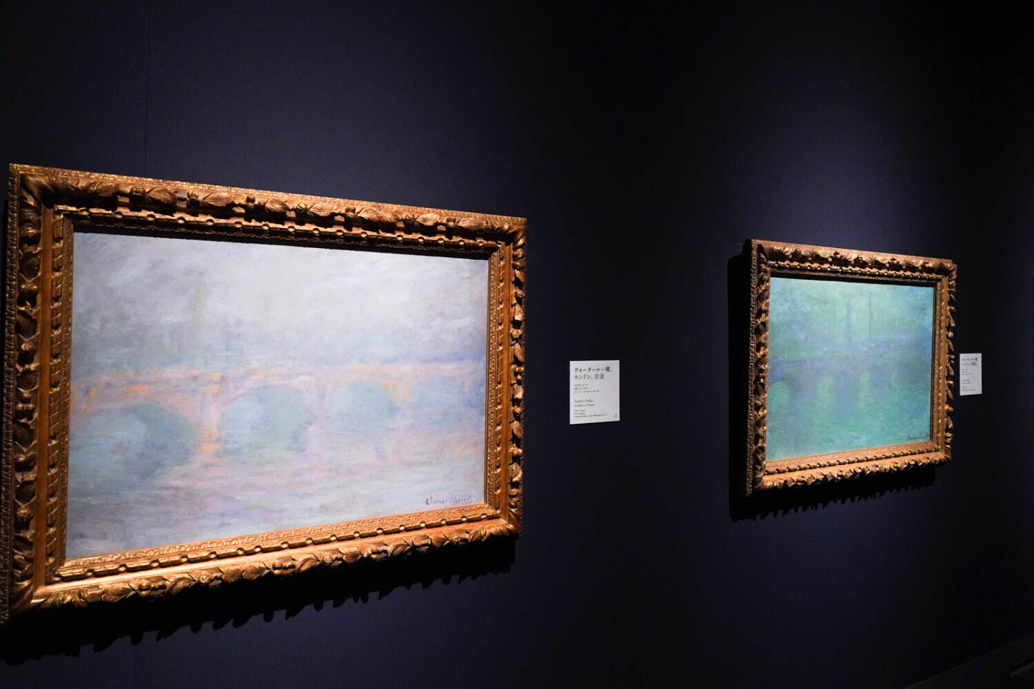 展覧会「モネ 連作の情景」 上野の森美術館 2023-24年 展示風景