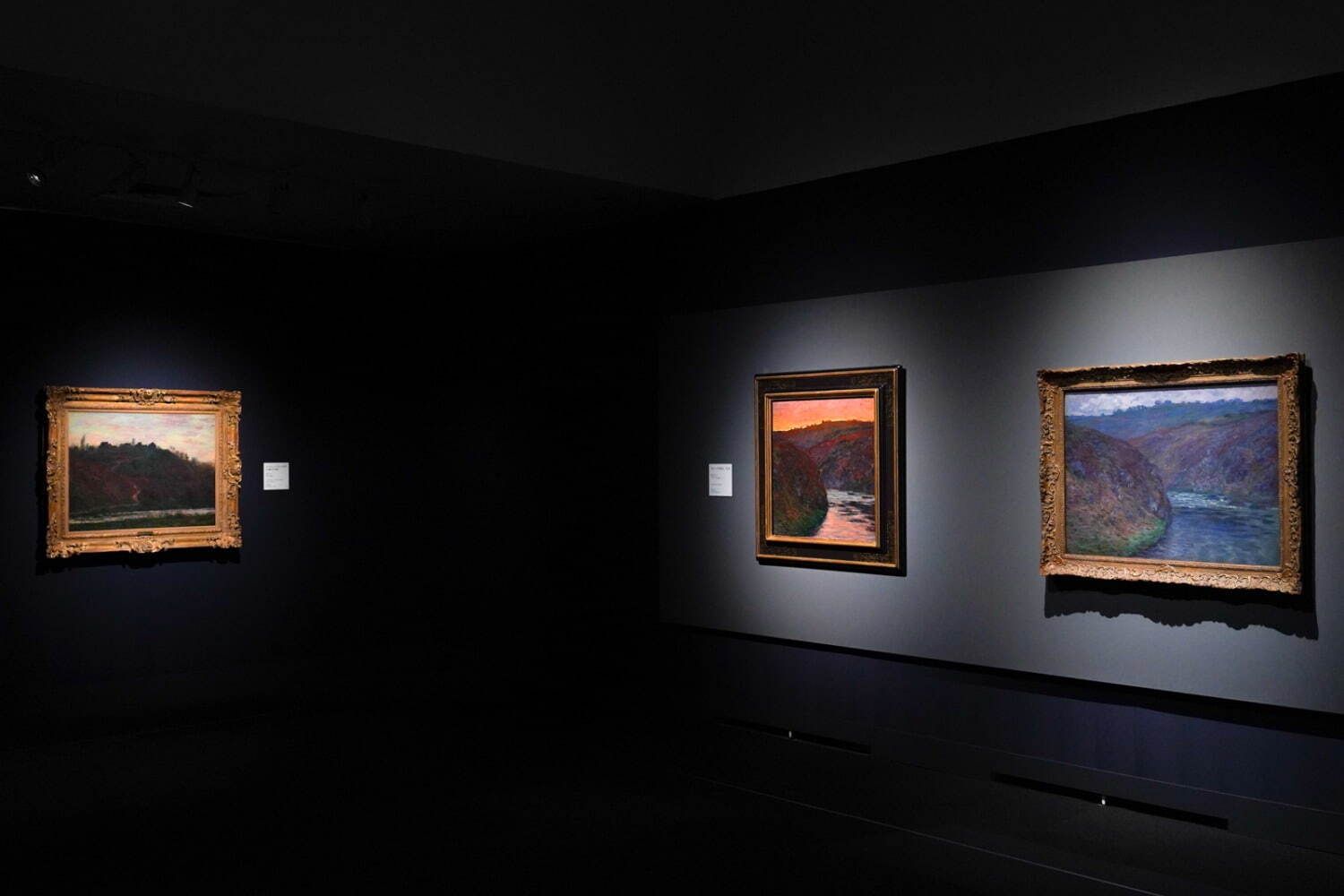 展覧会「モネ 連作の情景」 上野の森美術館 2023-24年 展示風景