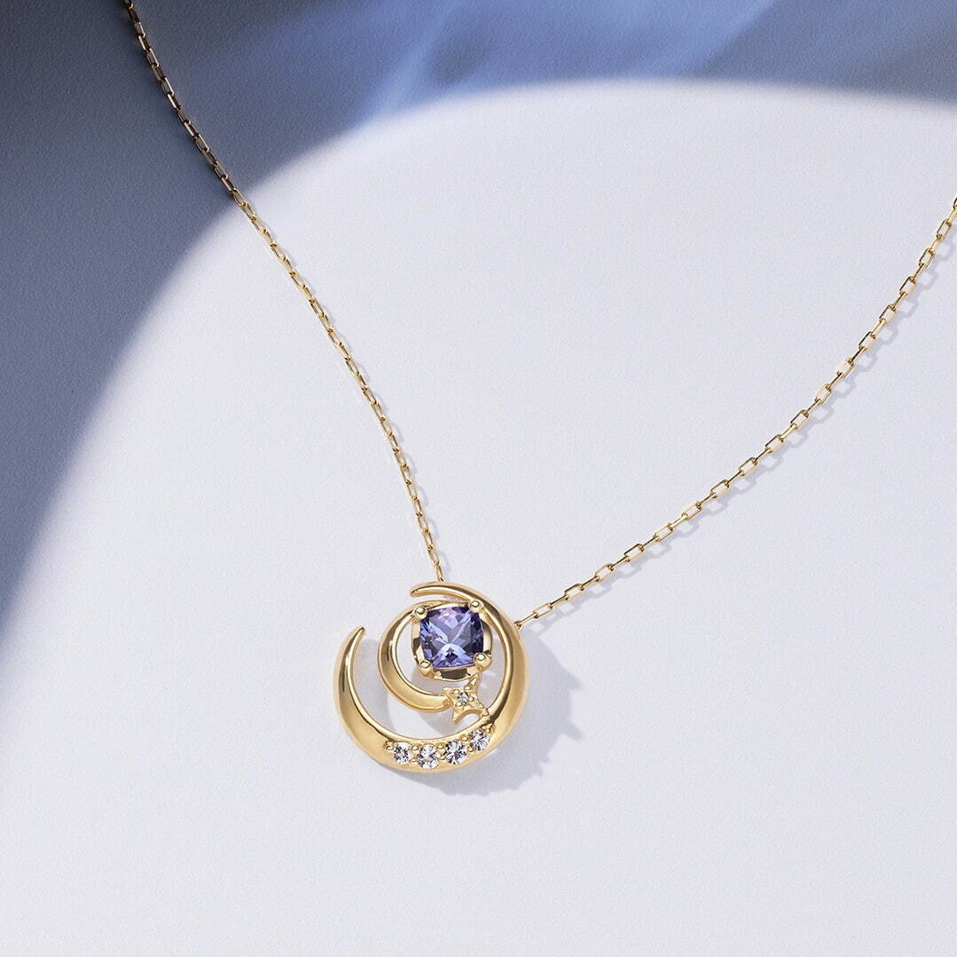 K10YG Necklace / Tanzanite / Diamond / Topaz 44,000円