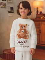 ジェラート ピケ×シュタイフ、テディベア“エミリア”主役のふわもこルームウェア＆シューズ｜写真6