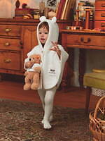 ジェラート ピケ×シュタイフ、テディベア“エミリア”主役のふわもこルームウェア＆シューズ｜写真7