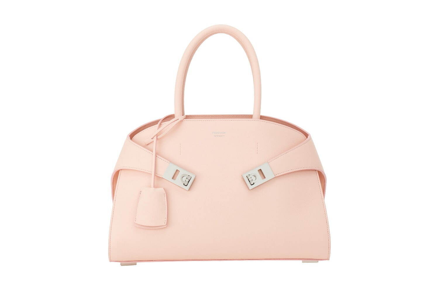 エメラルドグリーン｜フェラガモ「ハグ」バッグ新作ミニポーチ、パステルピンク＆エメラルドグリーンの新色も