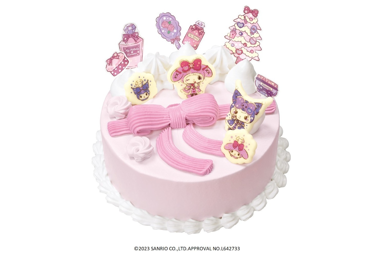 アイスクリームケーキ｜サーティワン23年クリスマスアイスクリームケーキ - マイメロディ・クロミやすみっコぐらしとコラボ